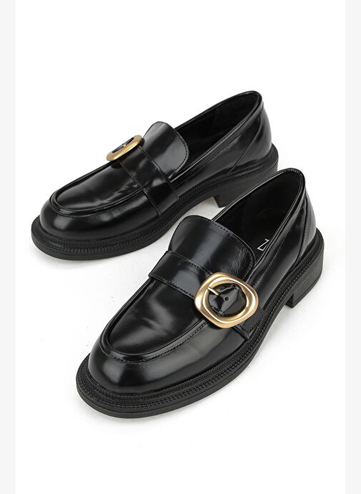 Ziya, Kadın Hakiki Deri Ayakkabı 153111Z22410 Siyah - Görsel 6