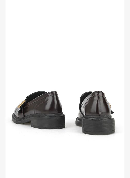 Ziya, Kadın Hakiki Deri Ayakkabı 153111Z22410 Bordo - Görsel 4