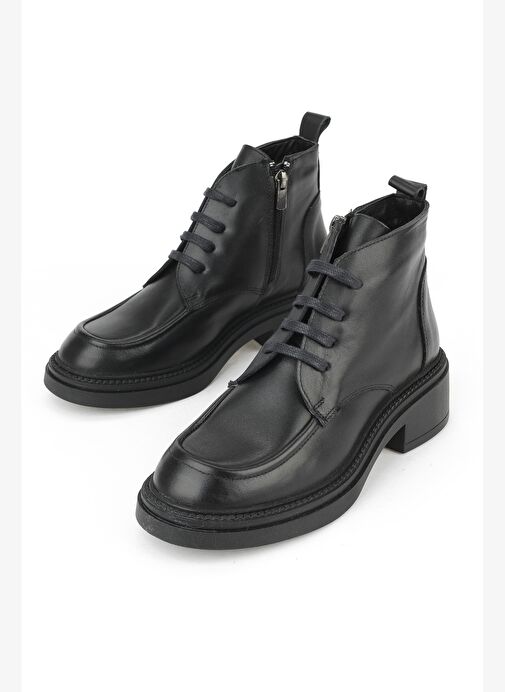 Ziya, Kadın Hakiki Deri Bot 1531022Z7646 Siyah - Görsel 6