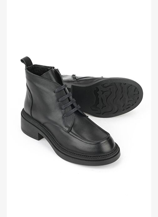 Ziya, Kadın Hakiki Deri Bot 1531022Z7646 Siyah - Görsel 5