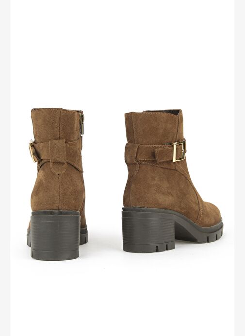 Ziya, Kadın Hakiki Deri Bot 1531022Z76942 Tütün - Görsel 4