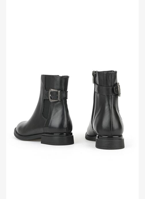Ziya, Kadın Hakiki Deri Bot 1531022Z7614 Siyah - Görsel 4