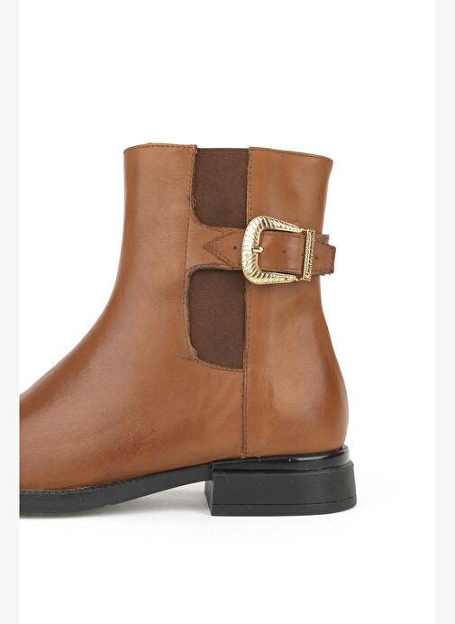 Ziya, Kadın Hakiki Deri Bot 1531022Z7614 Taba - Görsel 7