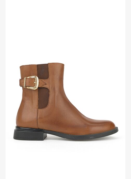 Ziya, Kadın Hakiki Deri Bot 1531022Z7614 Taba - Görsel 2