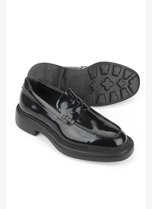 Ziya, Erkek Hakiki Deri Ayakkabı 1531022Z1171M Siyah - Görsel 5