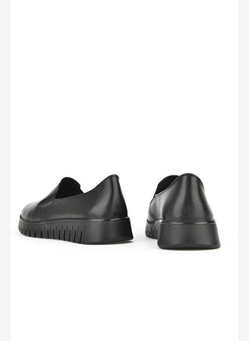 Ziya, Kadın Hakiki Deri Konfor Ayakkabı 15355Z2765 Siyah - Görsel 4