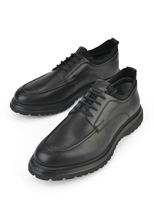 Ziya, Erkek Hakiki Deri Ayakkabı 153498Z17331 Siyah - Görsel 6