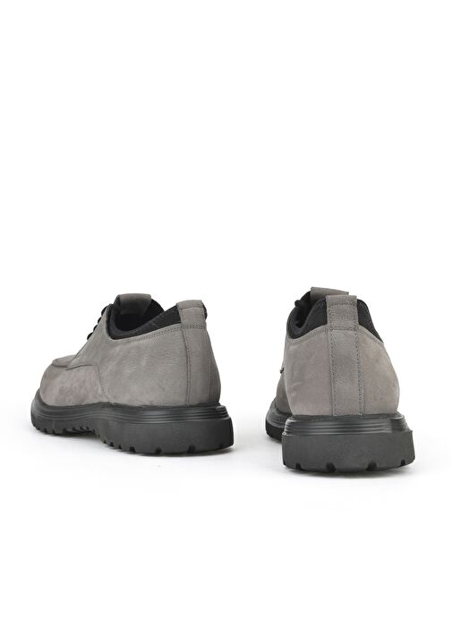 Ziya, Erkek Hakiki Deri Ayakkabı 153498Z173312 Gri - Görsel 4