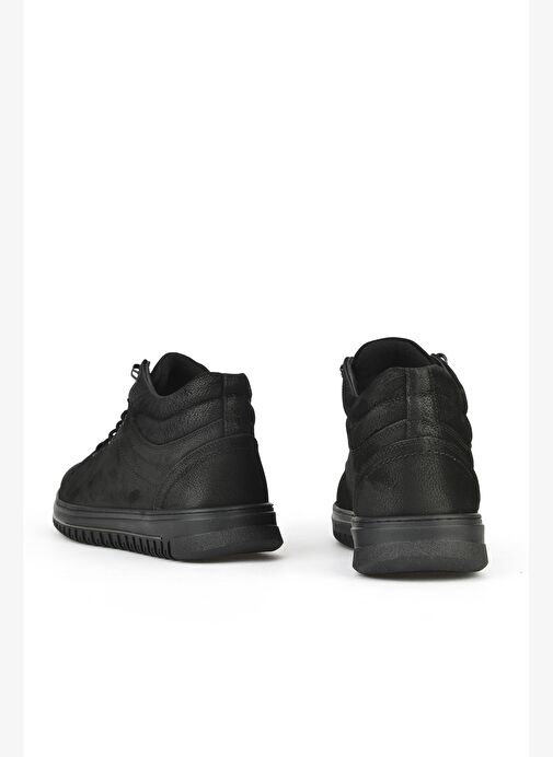 Ziya, Erkek Hakiki Deri Bot 1531040ZK21022 Siyah - Görsel 4