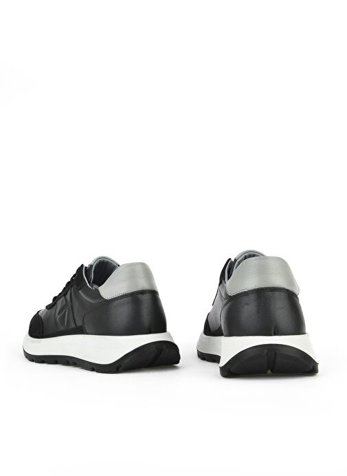 Ziya, Erkek Hakiki Deri Sneaker 1531037Z2417 Siyah - Görsel 4