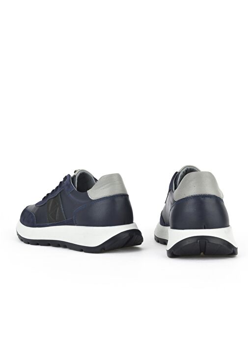 Ziya, Erkek Hakiki Deri Sneaker 1531037Z2417 Lacivert - Görsel 4