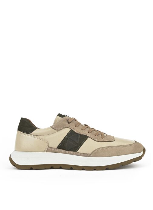 Ziya, Erkek Hakiki Deri Sneaker 1531037Z2417 Bej - Görsel 2