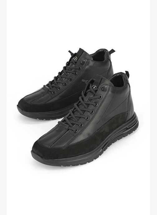 Ziya, Erkek Hakiki Deri Bot 1531037Z2403 Siyah - Görsel 6