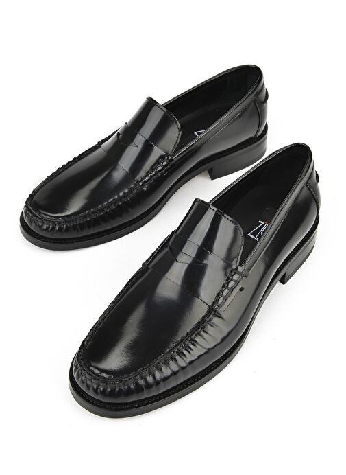 Ziya, Erkek Hakiki Deri Ayakkabı 15350Z6868 Siyah - Görsel 6