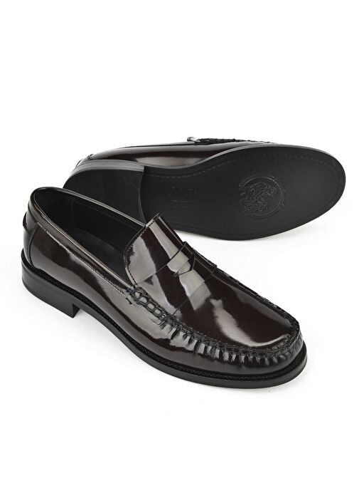 Ziya, Erkek Hakiki Deri Ayakkabı 15350Z6868 Bordo - Görsel 5