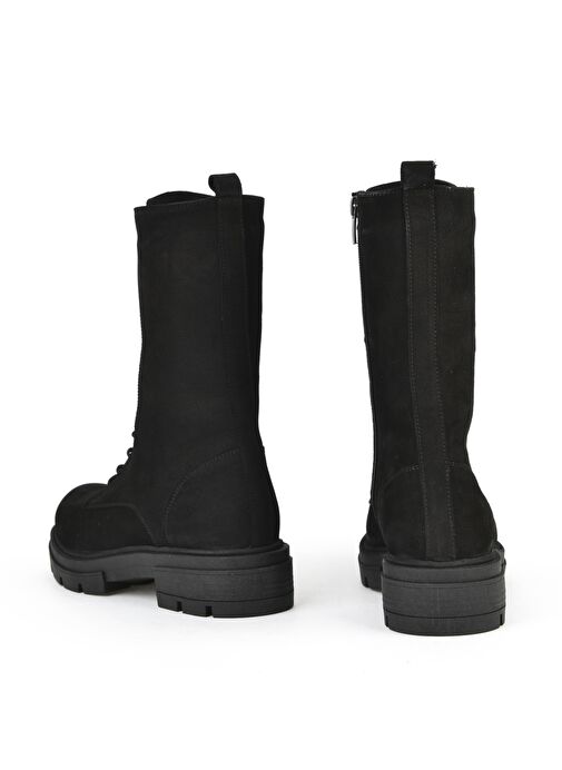 Ziya, Kadın Hakiki Deri Bot 15319Z663582 Siyah - Görsel 4