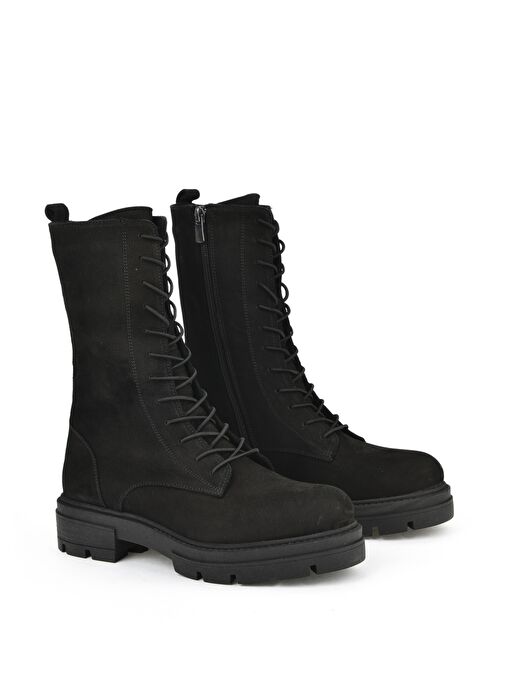 Ziya, Kadın Hakiki Deri Bot 15319Z663582 Siyah - Görsel 3