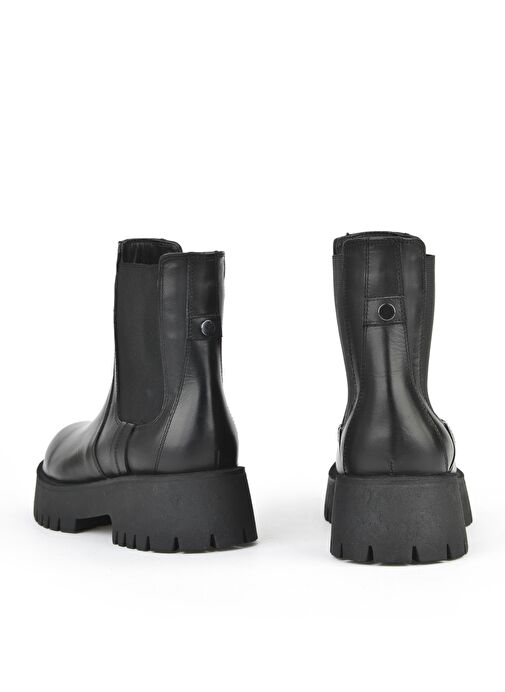 Ziya, Kadın Hakiki Deri BOT 15319Z66453 Siyah - Görsel 4