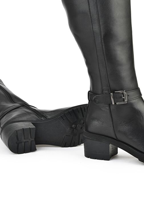 Ziya, Kadın Hakiki Deri Çizme 15319Z8006 Siyah - Görsel 5