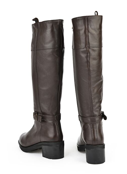 Ziya, Kadın Hakiki Deri Çizme 15319Z8006 Kahve - Görsel 4