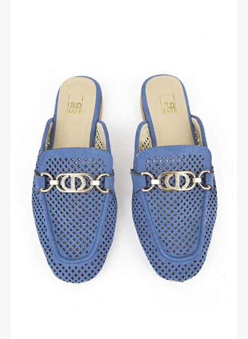 Ziya, Kadın Terlik 1511044Z5002 Mavi - Görsel 5