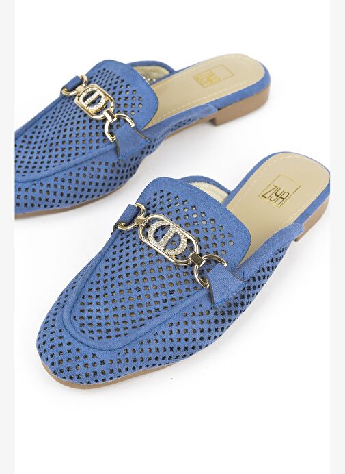 Ziya, Kadın Terlik 1511044Z5002 Mavi - Görsel 7