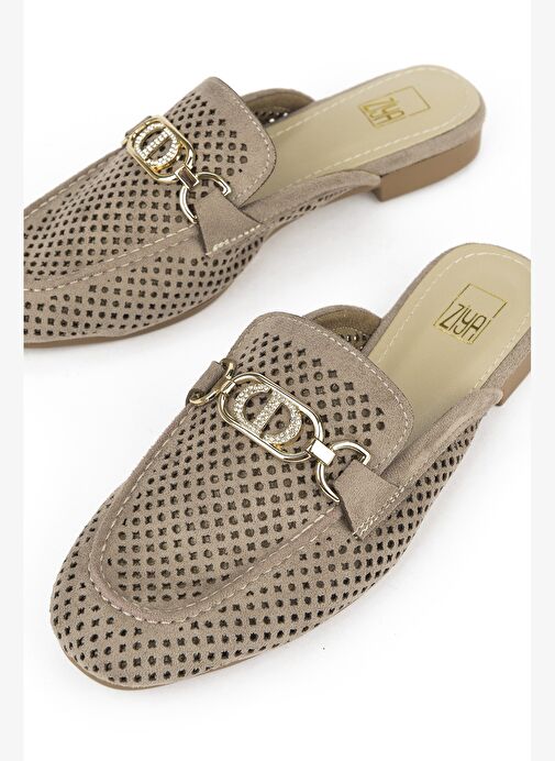 Ziya, Kadın Terlik 1511044Z5002 Vizon - Görsel 6