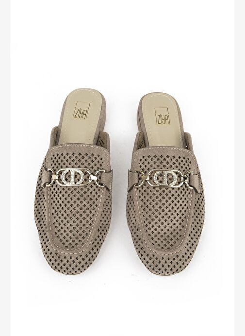 Ziya, Kadın Terlik 1511044Z5002 Vizon - Görsel 4