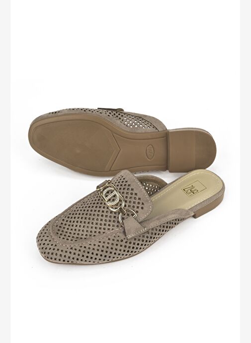 Ziya, Kadın Terlik 1511044Z5002 Vizon - Görsel 5