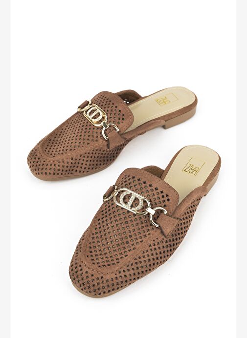 Ziya, Kadın Terlik 1511044Z5002 Taba - Görsel 4