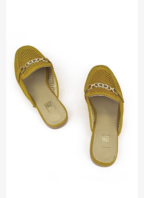 Ziya, Kadın Terlik 1511044Z5002 Sarı - Görsel 4