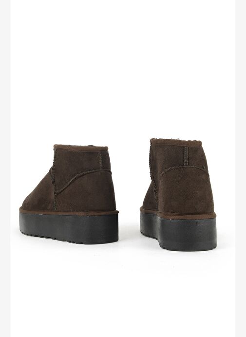 Ziya, Suni Kürklü Kadın Bot 1531044Z1002 Kahve - Görsel 4