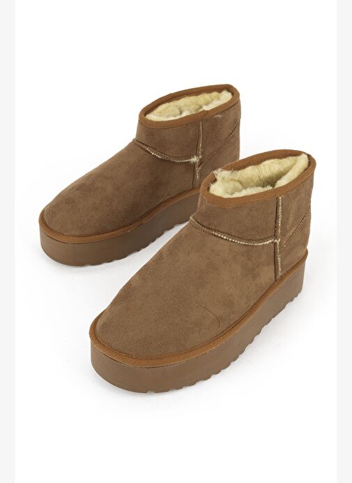 Ziya, Suni Kürklü Kadın Bot 1531044Z1002 Taba - Görsel 6