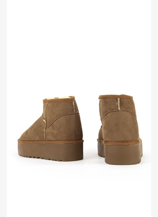 Ziya, Suni Kürklü Kadın Bot 1531044Z1002 Taba - Görsel 4
