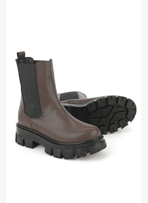 Ziya, Kadın Bot 1531044Z4002 Kahve - Görsel 5