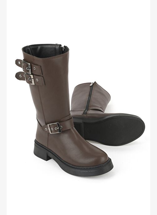 Ziya, Kadın Cizme 1531044Z4003 Kahve - Görsel 5