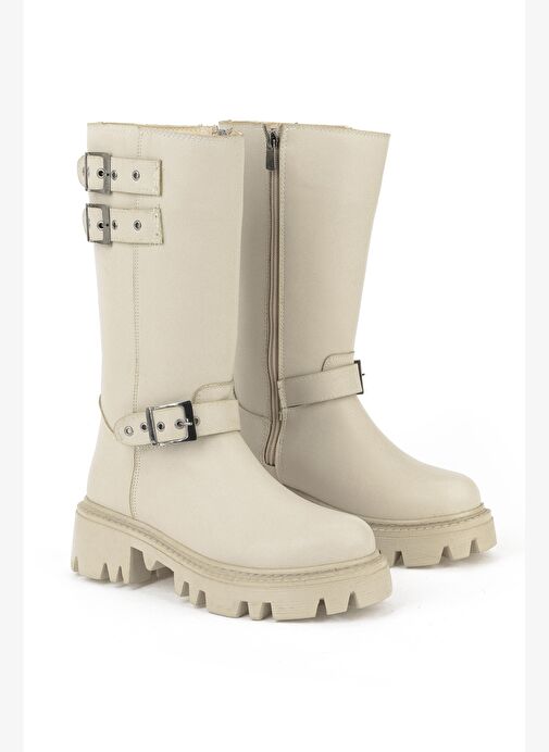 Ziya, Kadın Cizme 1531044Z4003 Bej - Görsel 3