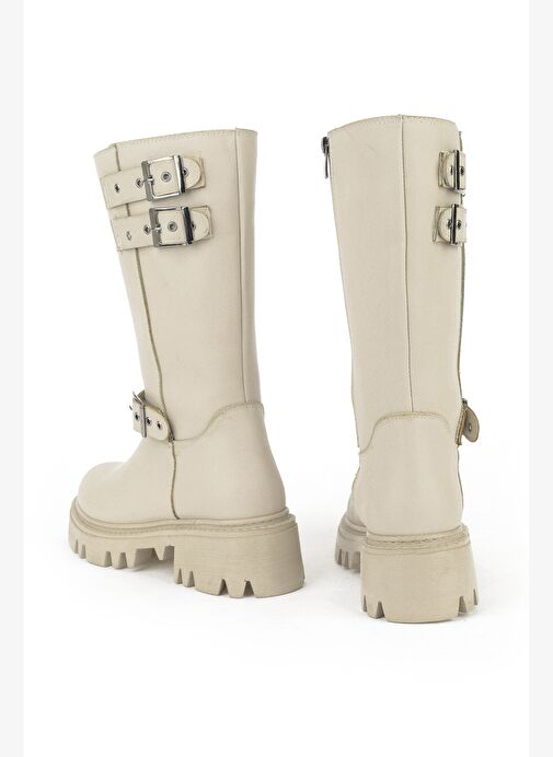 Ziya, Kadın Cizme 1531044Z4003 Bej - Görsel 4