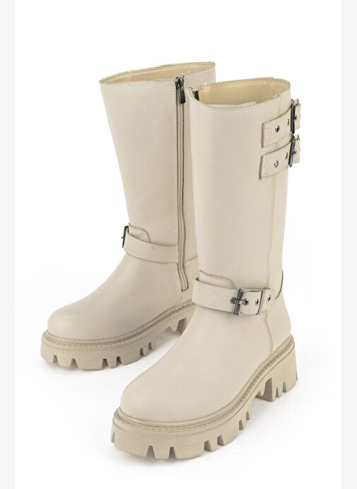 Ziya, Kadın Cizme 1531044Z4003 Bej - Görsel 6