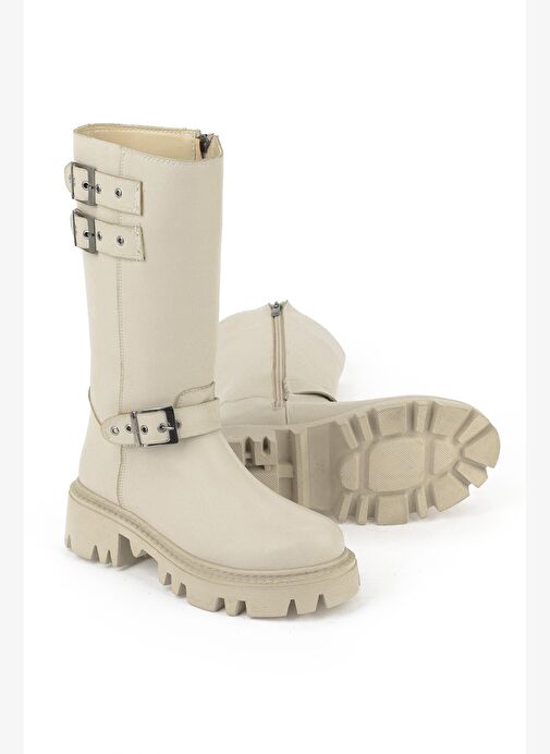 Ziya, Kadın Cizme 1531044Z4003 Bej - Görsel 5