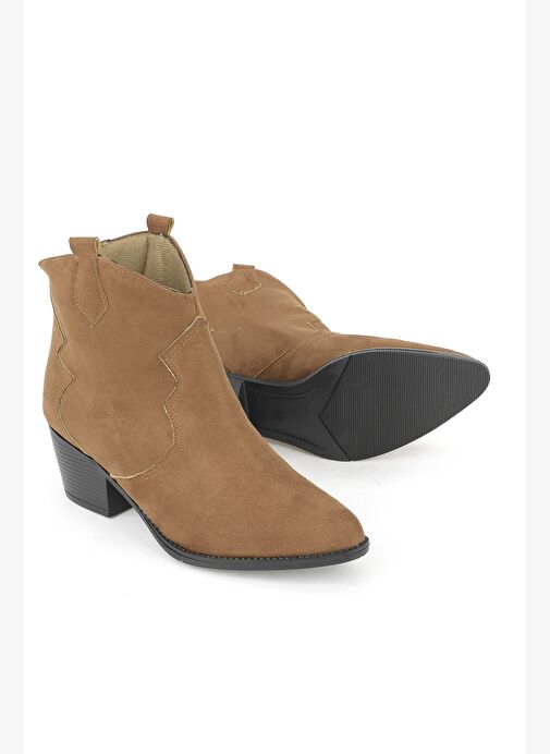 Ziya, Kadın Kovboy Bot 1531044Z4005 Taba - Görsel 5