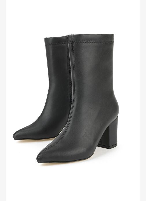 Ziya, Kadın Topuklu Bot 1531044Z4006 Siyah - Görsel 6
