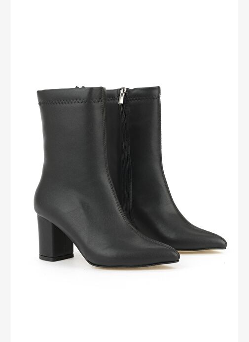 Ziya, Kadın Topuklu Bot 1531044Z4006 Siyah - Görsel 3