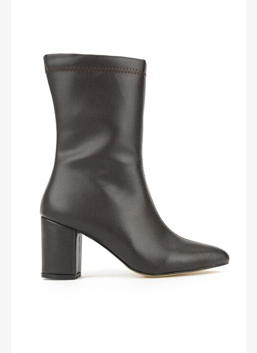 Ziya, Kadın Topuklu Bot 1531044Z4006 Kahve - Görsel 2