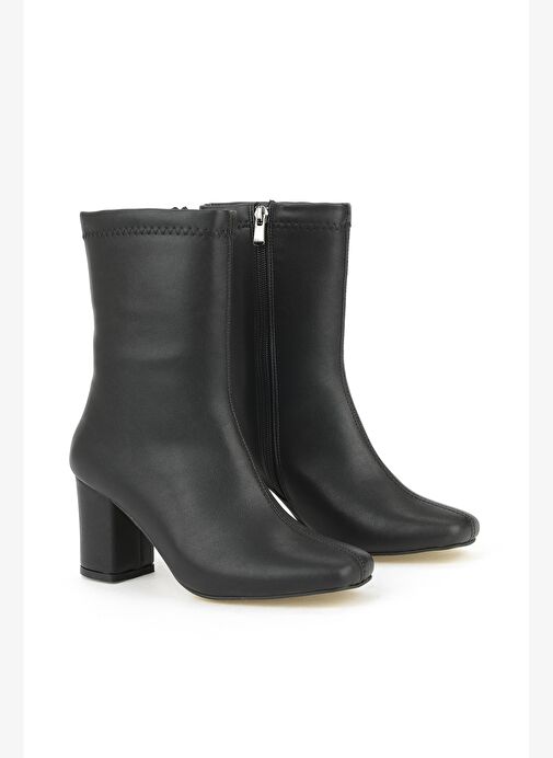 Ziya, Kadın Topuklu Bot 1531044Z4007 Siyah - Görsel 3