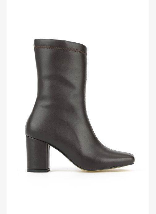 Ziya, Kadın Topuklu Bot 1531044Z4007 Kahve - Görsel 2