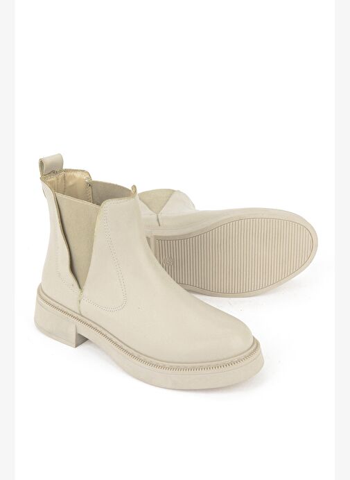 Ziya, Kadın Bot 1531044Z4008 Bej - Görsel 5