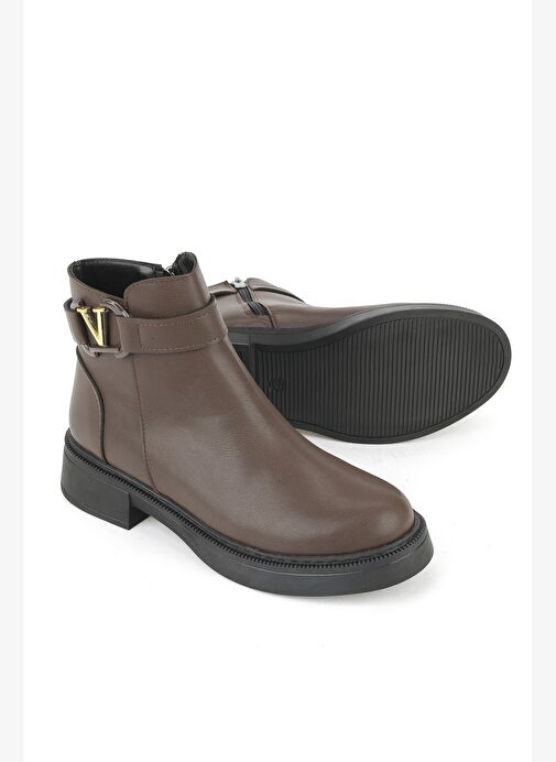 Ziya, Kadın Bot 1531044Z4009 Kahve - Görsel 5