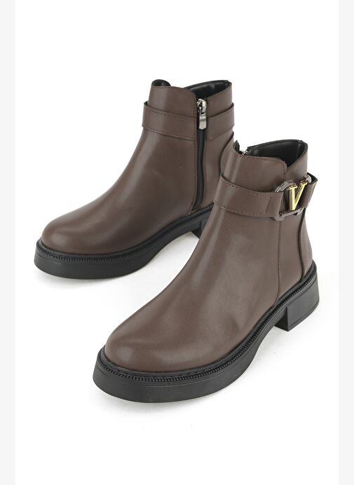 Ziya, Kadın Bot 1531044Z4009 Kahve - Görsel 6