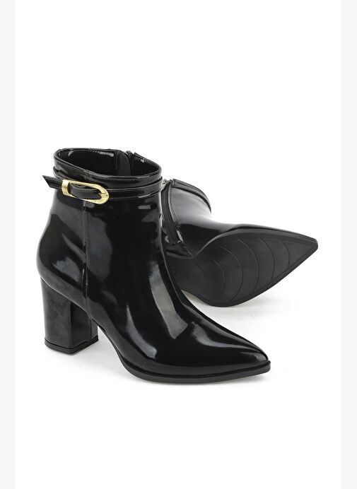 Ziya, Kadın Topuklu Bot 1531044Z4010 Siyah - Görsel 5